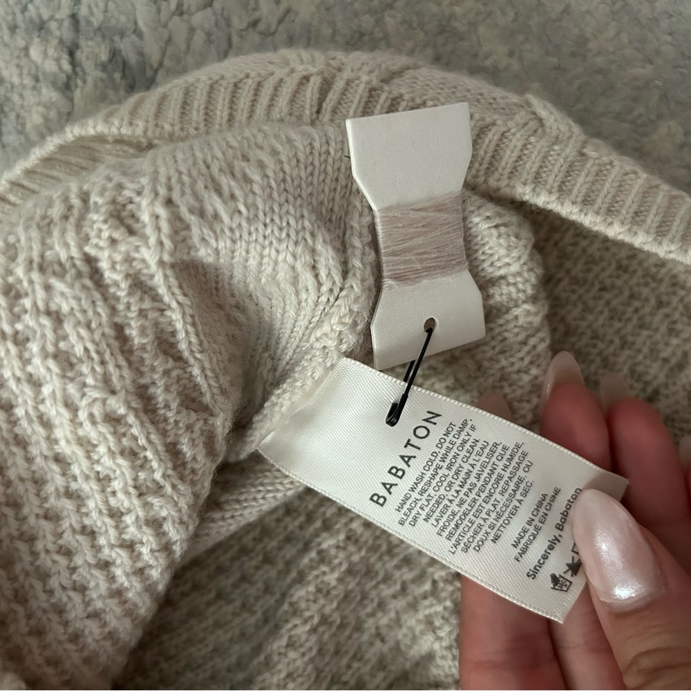 Babaton Cream Knit Mini Dress - Picture 4 of 5